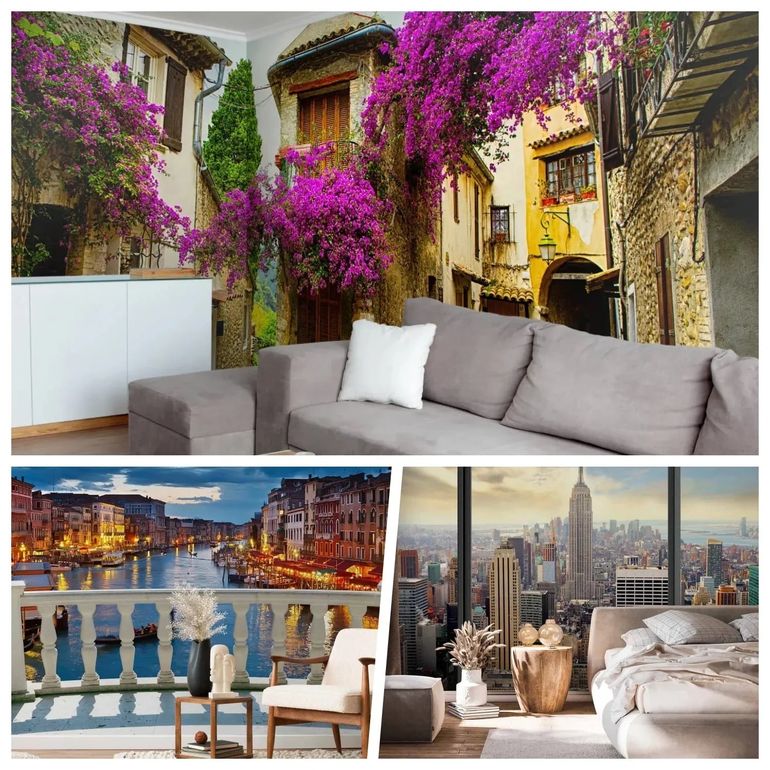 Fototapetes ar pilsētas skatu – lielpilsētas un vecpilsētas arhitektūra | idejas