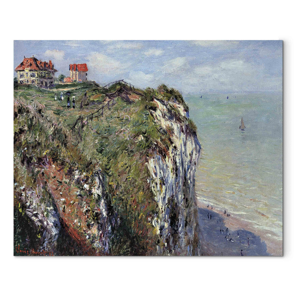 Gleznas reprodukcija - Claude Monet - Cliff at Dieppe