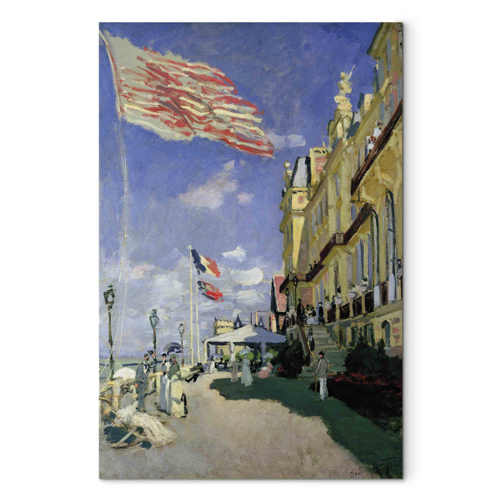 Gleznas reprodukcija - Claude Monet - The Hotel des Roches Noires at Trouville