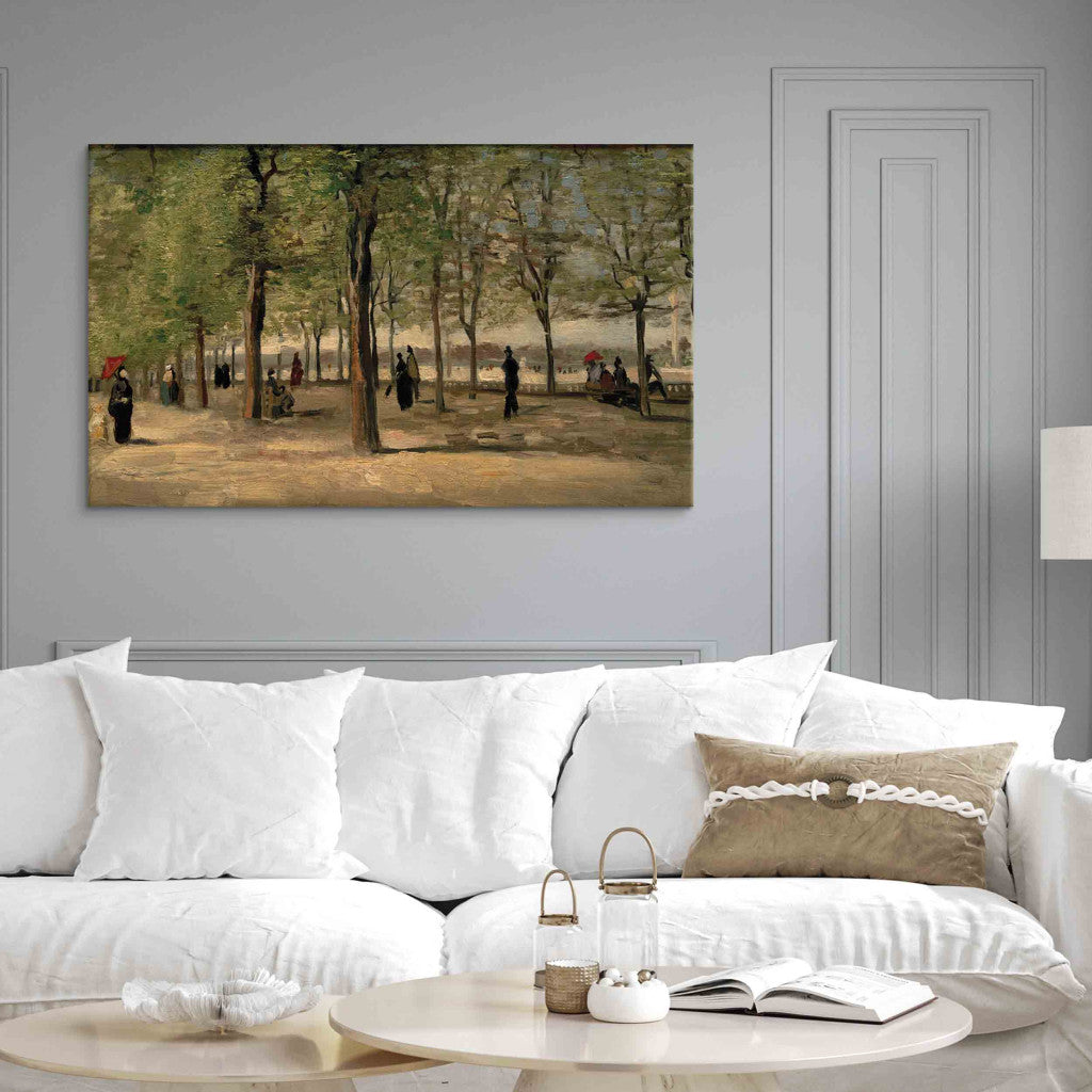 Gleznas reprodukcija - Vincent van Gogh - Lane at the Jardin du Luxembourg