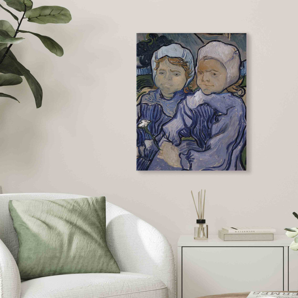 Gleznas reprodukcija - Vincent van Gogh - Two children