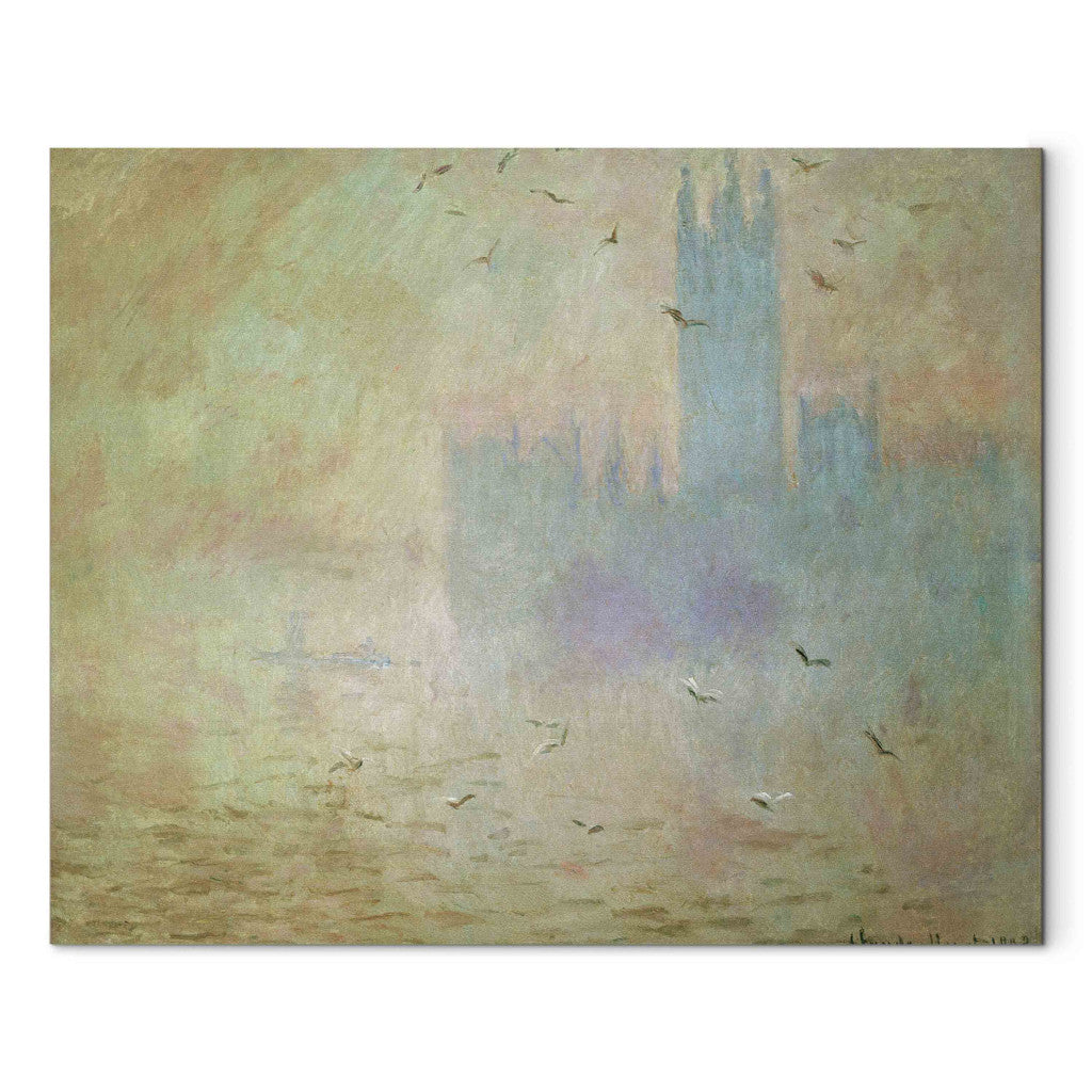 Gleznas reprodukcija - Claude Monet - Le Parlement, Les Mouettes