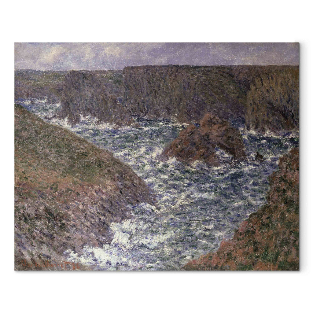 Gleznas reprodukcija - Claude Monet - Port Domois at Belle Ile