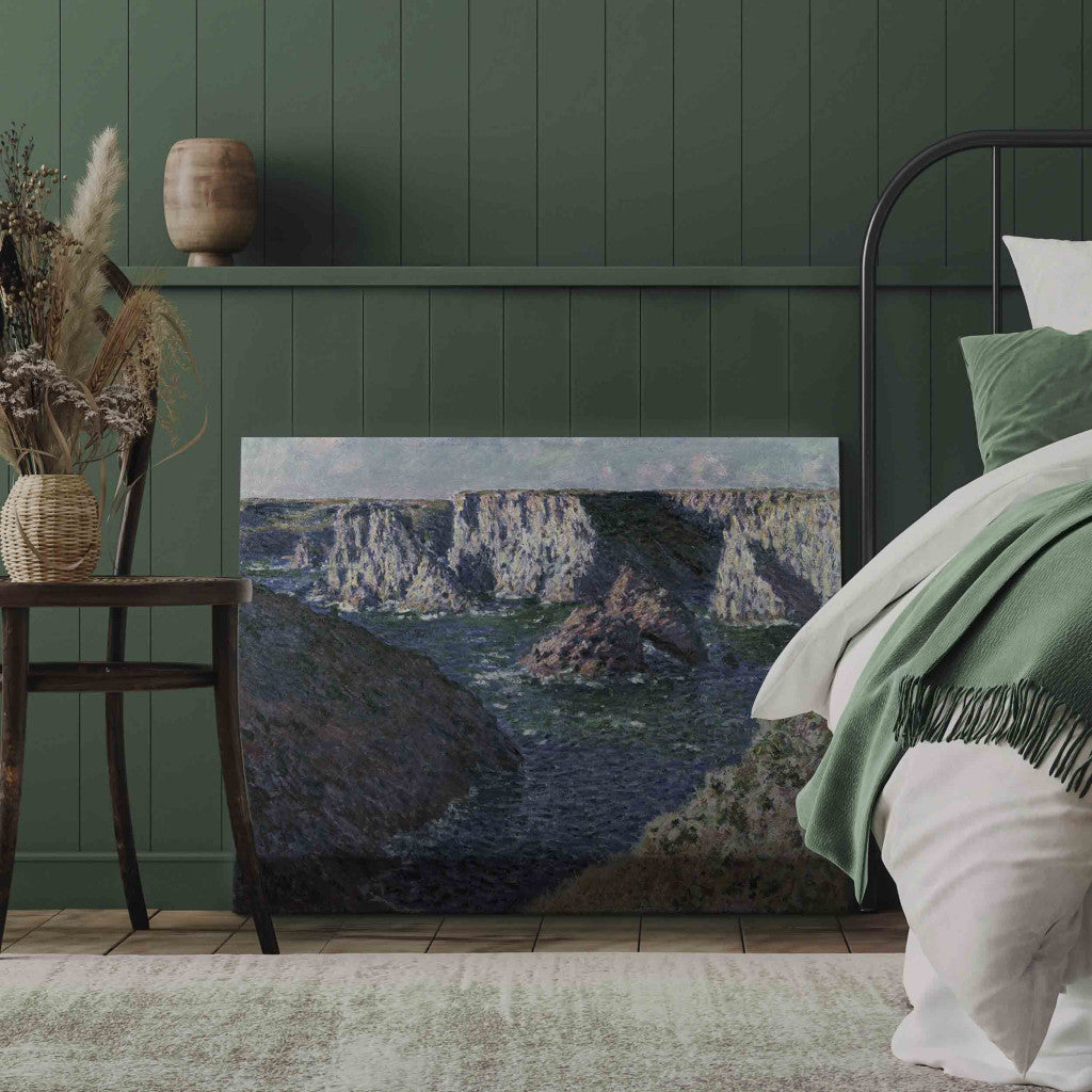 Gleznas reprodukcija - Claude Monet - The Rocks of Belle Ile