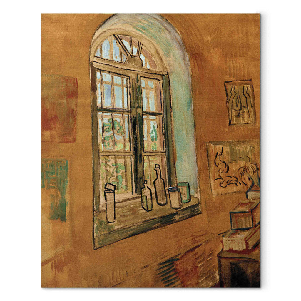 Gleznas reprodukcija - Vincent van Gogh - Studio Window