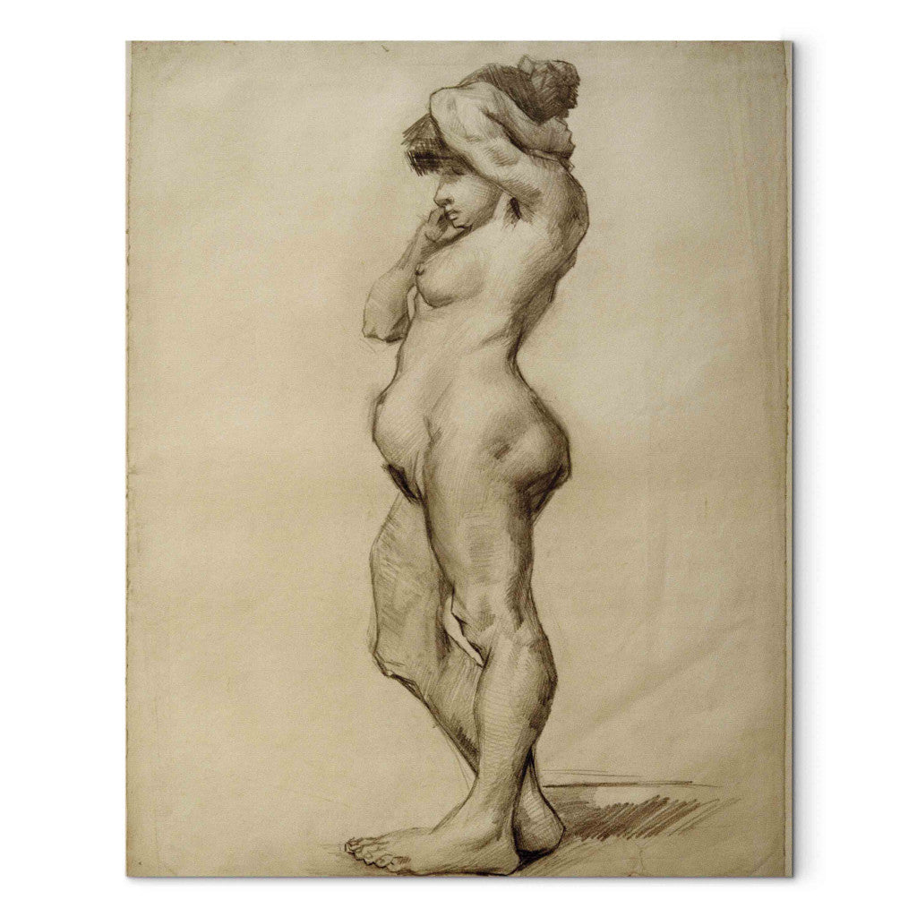 Gleznas reprodukcija - Vincent van Gogh - Standing Fenale Nude