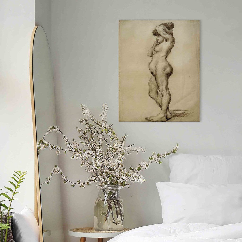Gleznas reprodukcija - Vincent van Gogh - Standing Fenale Nude