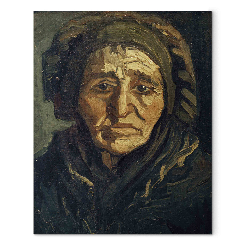 Gleznas reprodukcija - Vincent van Gogh - Peasant woman: woman with dark bonnet