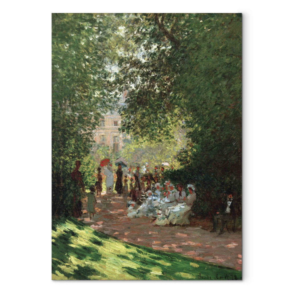 Gleznas reprodukcija - Claude Monet - Le Parc Monceau