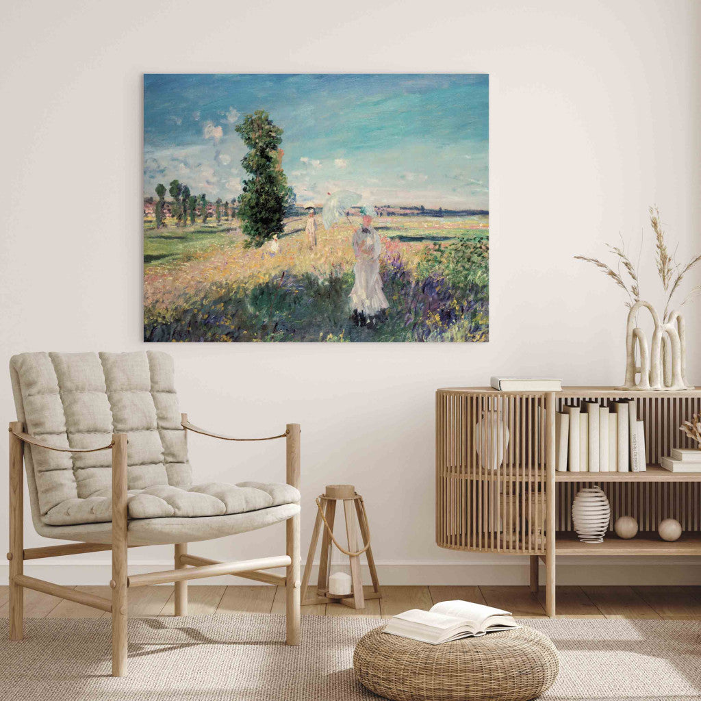 Gleznas reprodukcija - Claude Monet - La promenade