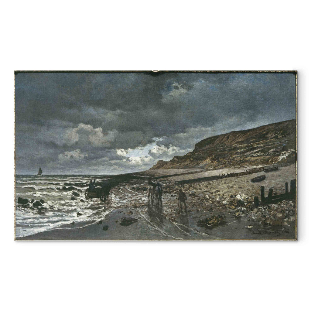 Gleznas reprodukcija - Claude Monet - The Pointe de la Heve at Low Tide