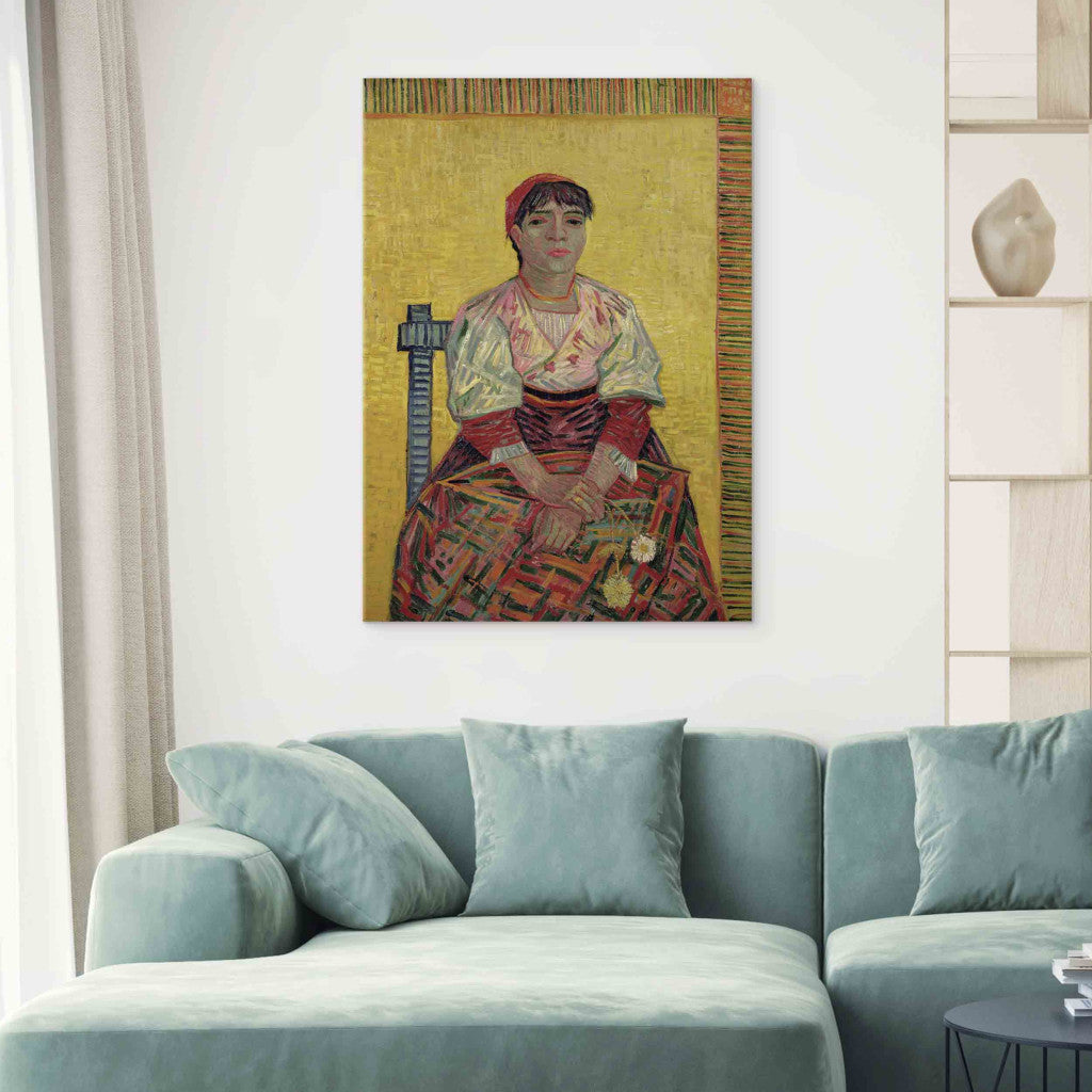 Gleznas reprodukcija - Vincent van Gogh - The Italian: Agostina Segatori