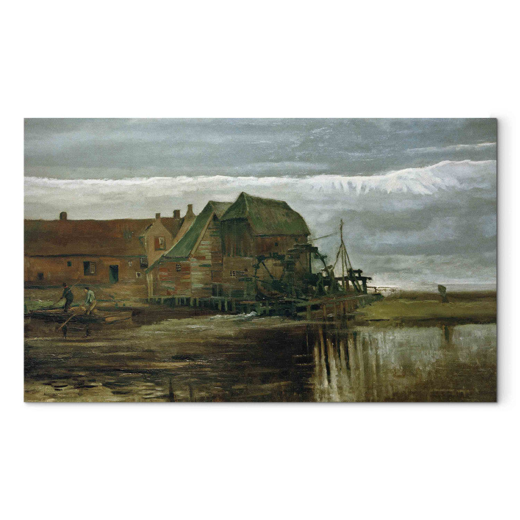 Gleznas reprodukcija - Vincent van Gogh - Watermill at Gennep