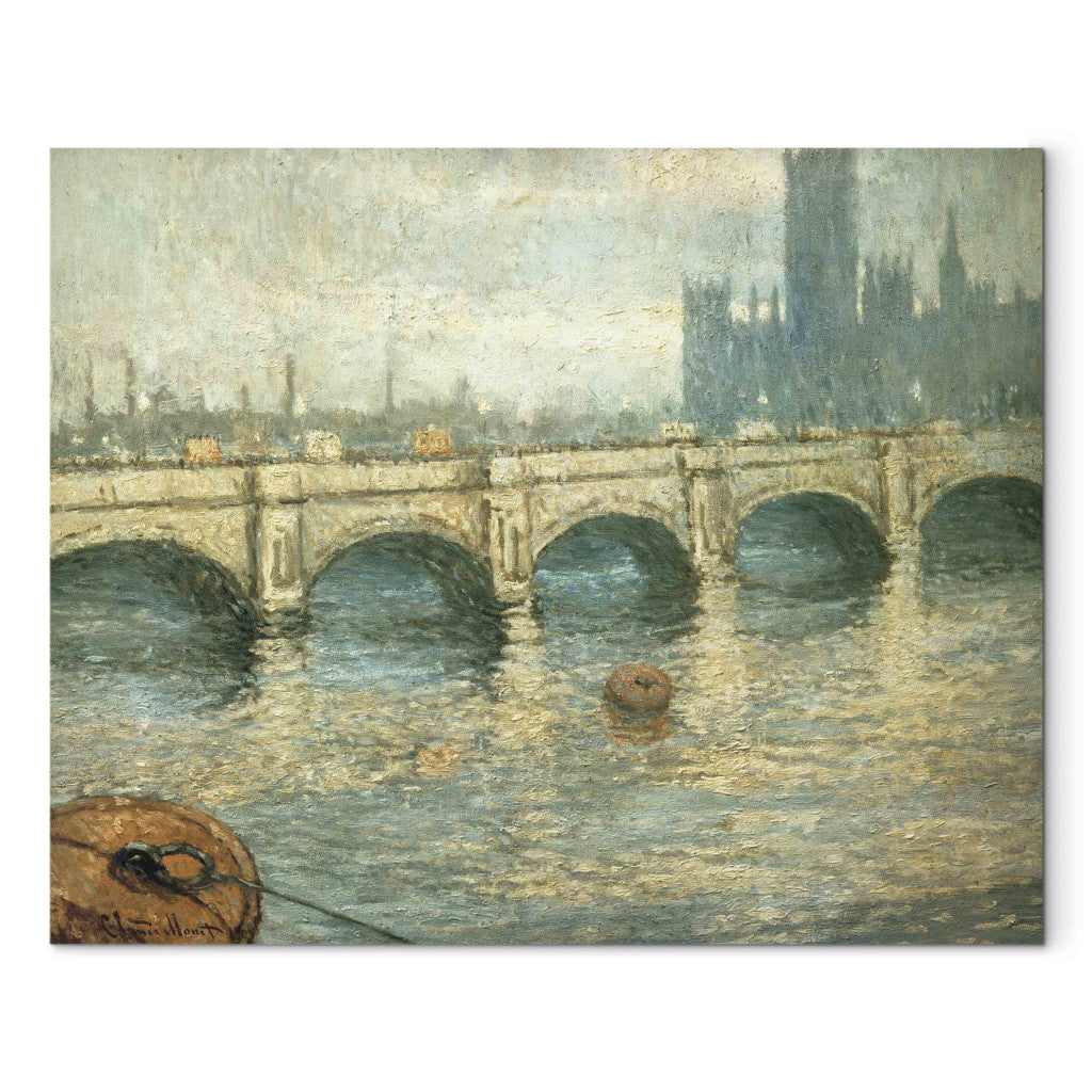 Gleznas reprodukcija - Claude Monet - Pont sur la Tamise