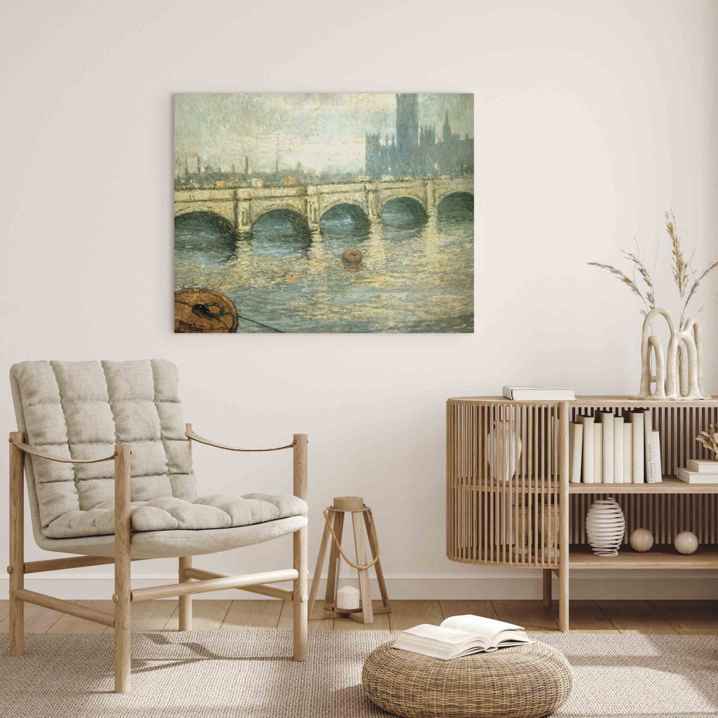 Gleznas reprodukcija - Claude Monet - Pont sur la Tamise