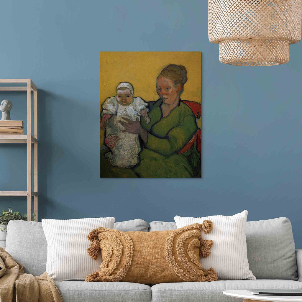 Gleznas reprodukcija - Vincent van Gogh - Madame Roulin with her child Marcelle