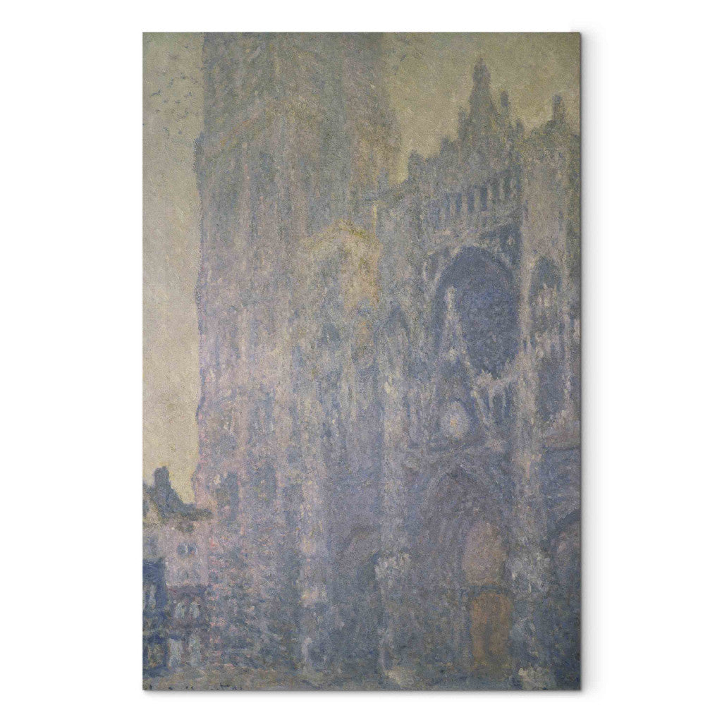 Gleznas reprodukcija - Claude Monet - Rouen Cathedral, Harmony in White, Morning Light