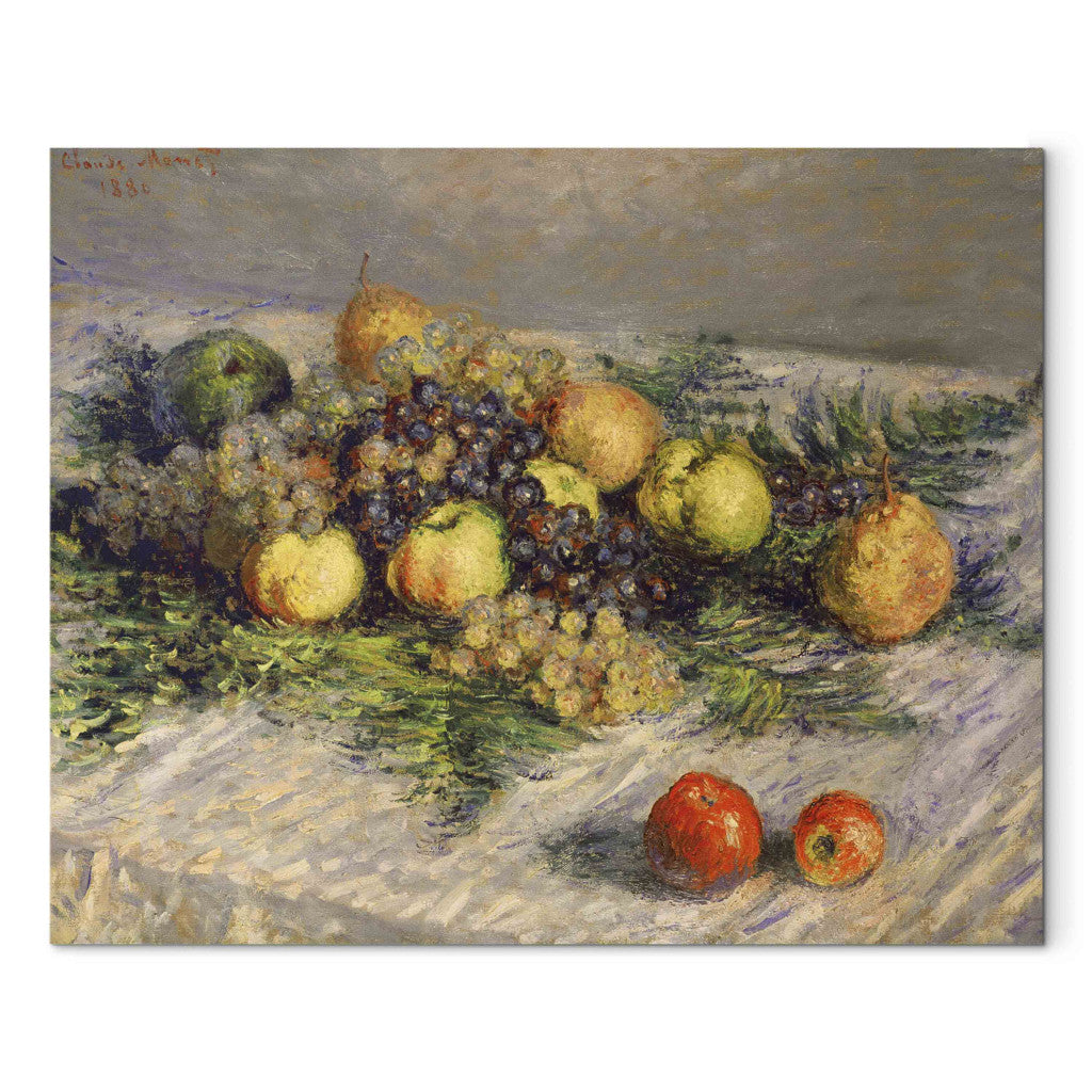 Gleznas reprodukcija - Claude Monet - Pears and grapes