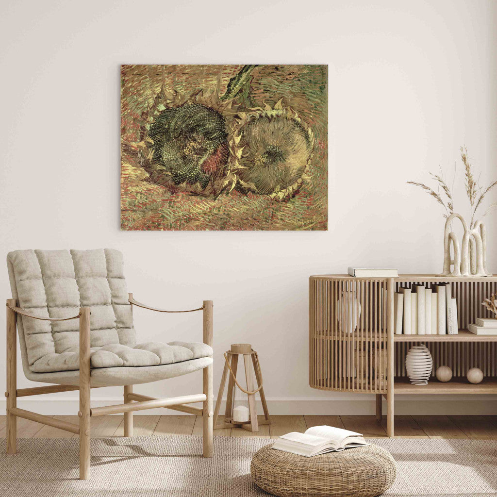 Gleznas reprodukcija - Vincent van Gogh - Two Cut Sunflowers