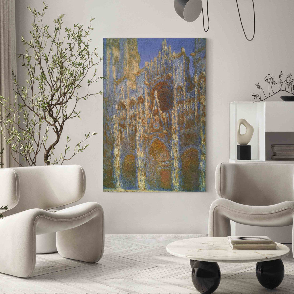 Gleznas reprodukcija - Claude Monet - Rouen Cathedral: The Portal
