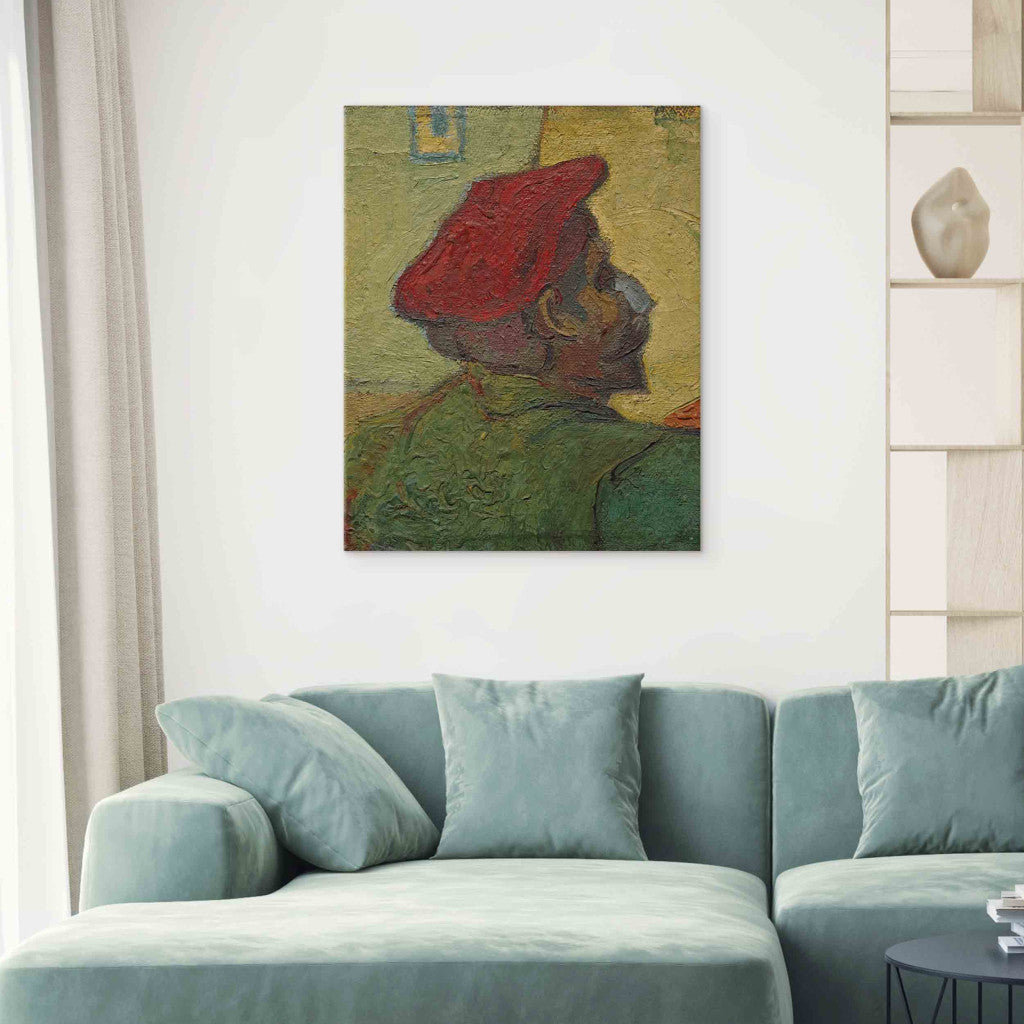 Gleznas reprodukcija - Vincent van Gogh - Paul Gauguin (Man with red hat)