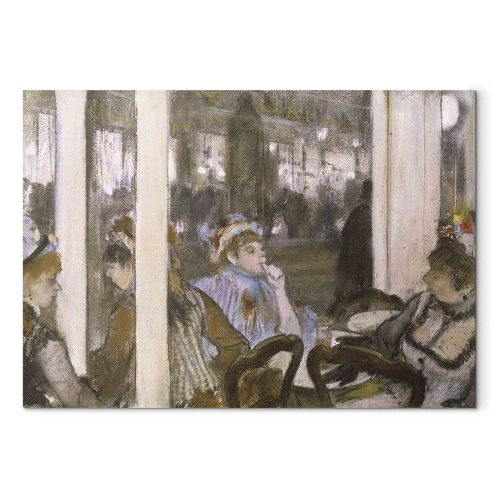 Gleznas reprodukcija - Edgar Degas - Women on a Cafe Terrace