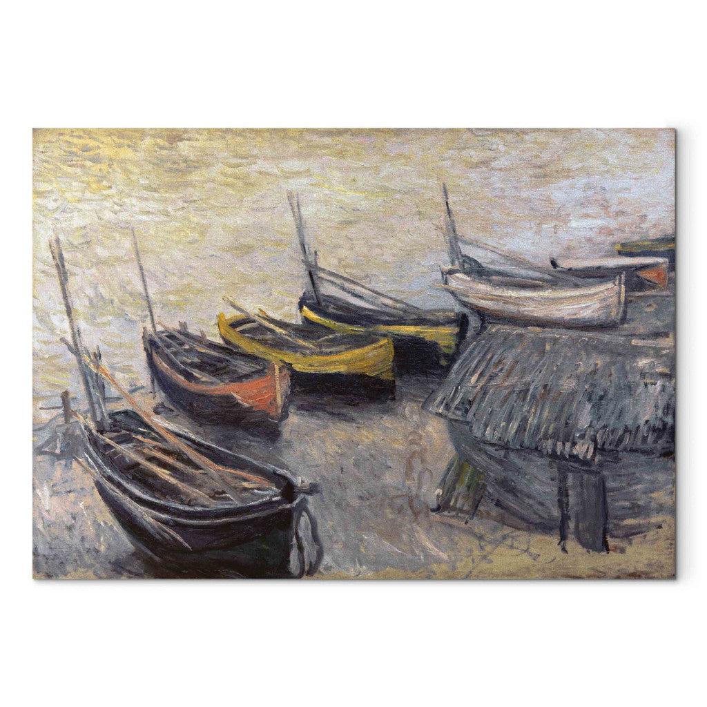 Gleznas reprodukcija - Claude Monet - Bateaux sur la plage