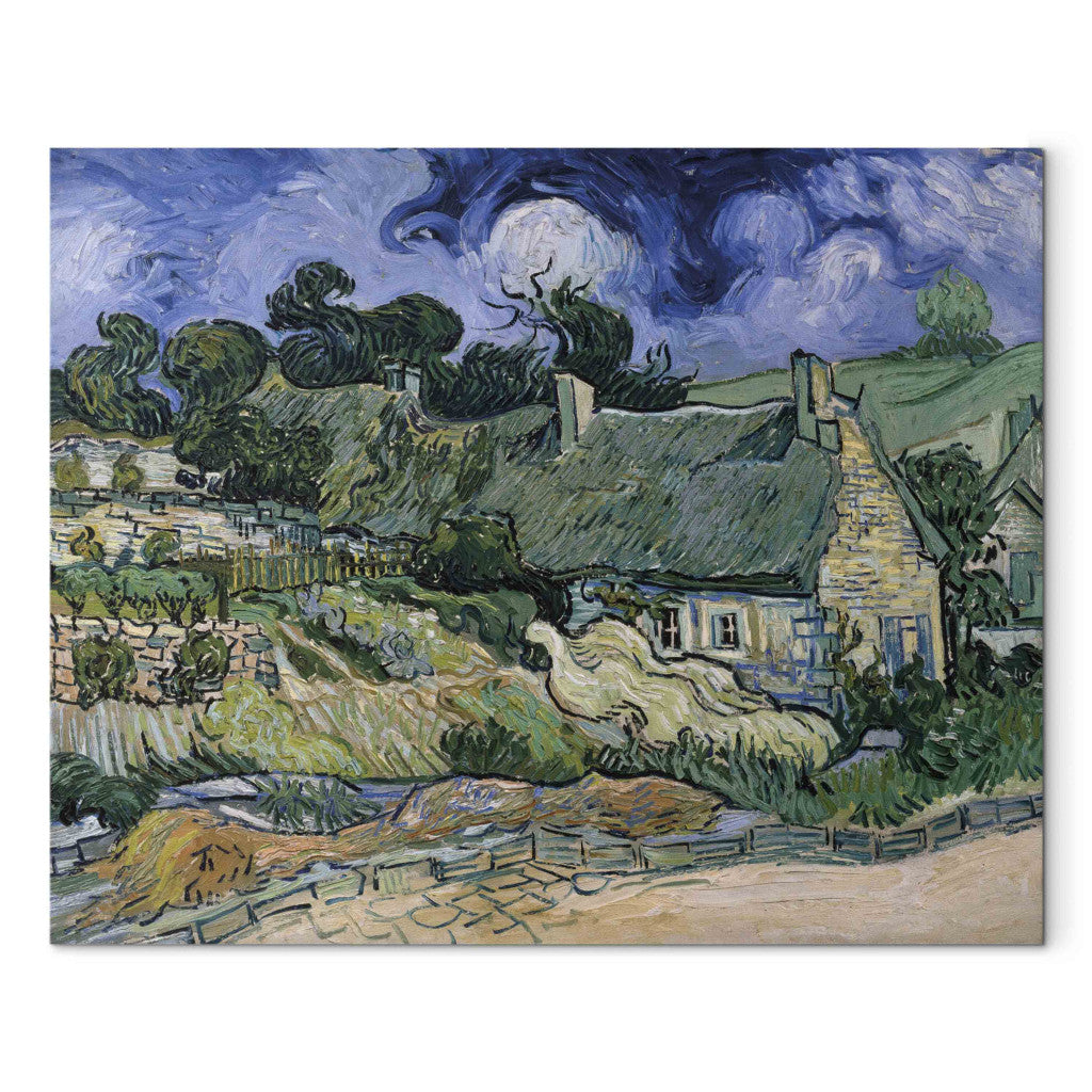 Gleznas reprodukcija - Vincent van Gogh - Houses in Auvers