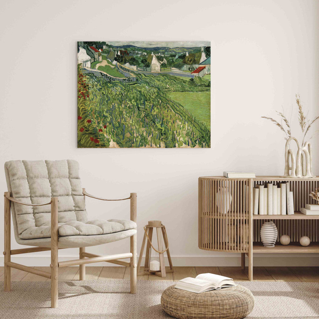 Gleznas reprodukcija - Vincent van Gogh - Vineyards at Auvers