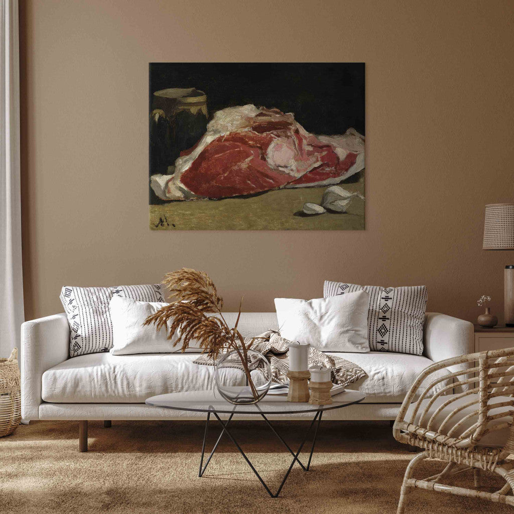Gleznas reprodukcija - Claude Monet - Still Life, the Joint of Meat