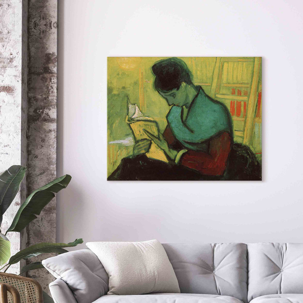 Gleznas reprodukcija - Vincent van Gogh - Une Liseuse de romans