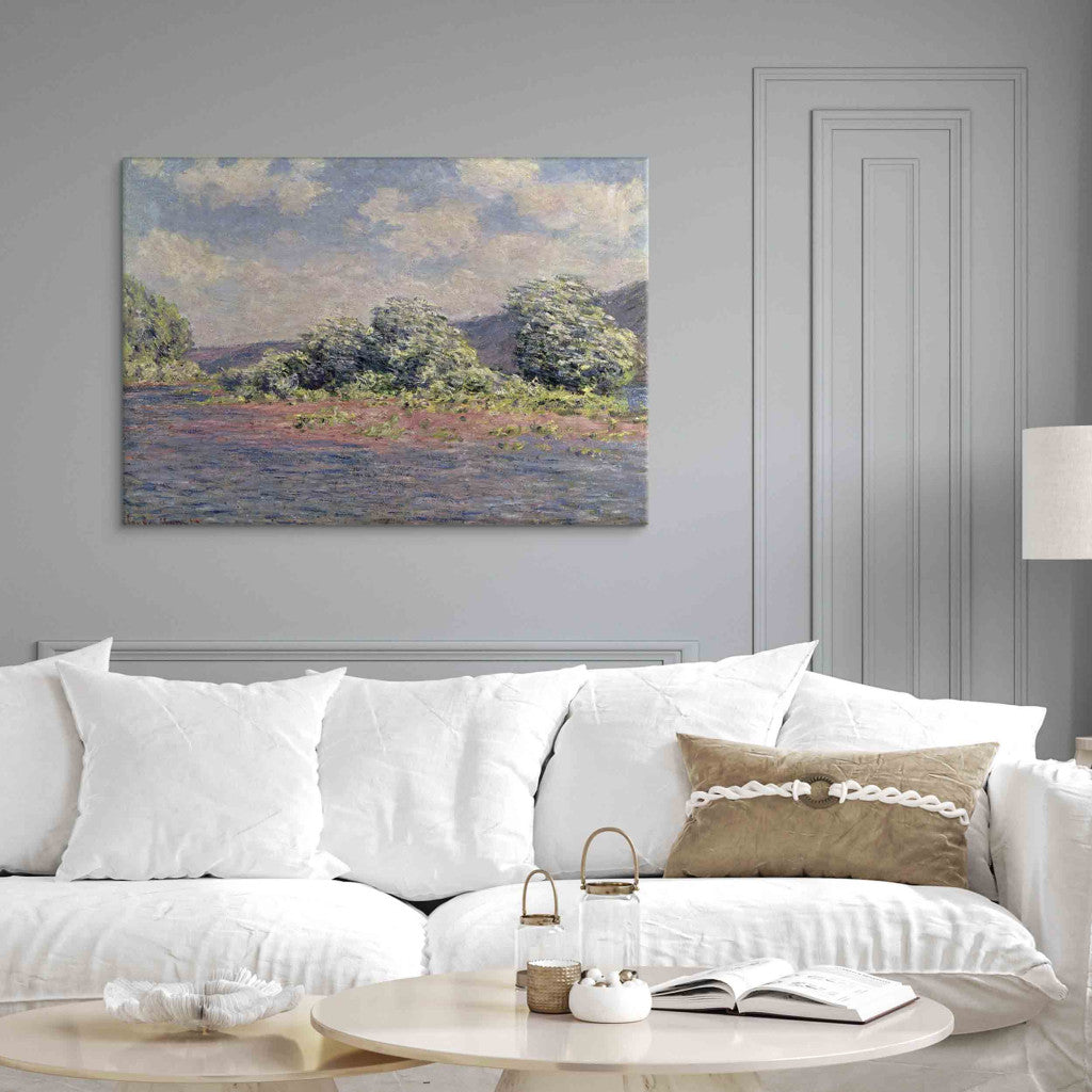Gleznas reprodukcija - Claude Monet - The Seine at Port -Villez