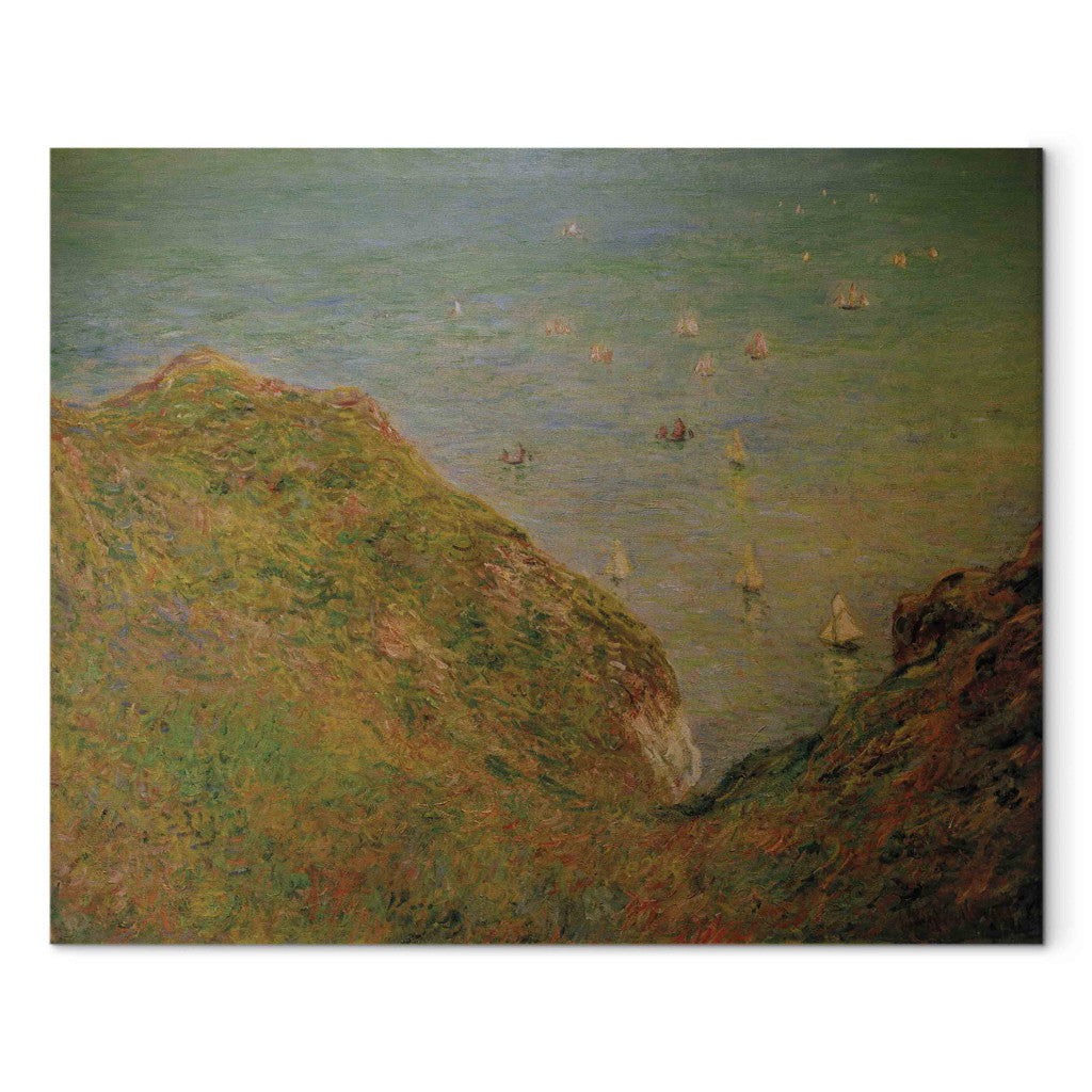Gleznas reprodukcija - Claude Monet - Sur le Rocher de Pourville. Temps clair