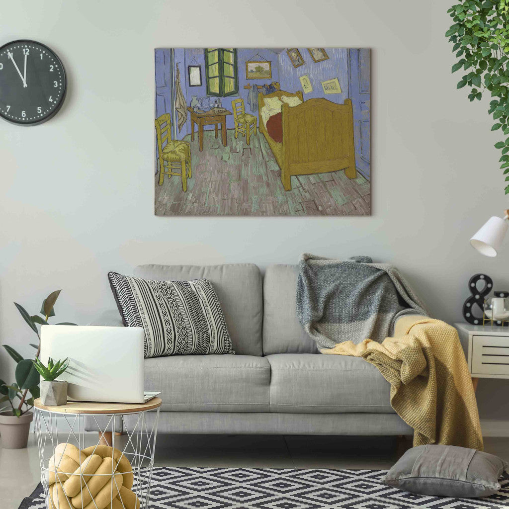 Gleznas reprodukcija - Vincent van Gogh - Van Gogh's Bedroom at Arles (2. versija)