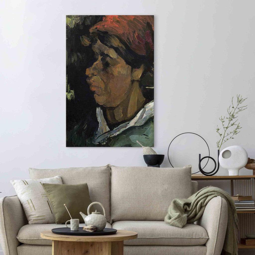 Gleznas reprodukcija - Vincent van Gogh - Head of a Dutch Peasant
