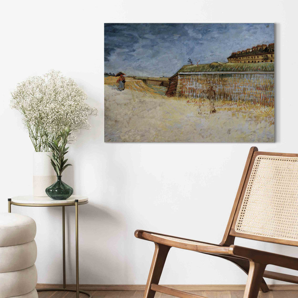 Gleznas reprodukcija - Vincent van Gogh - The Fortification of Paris