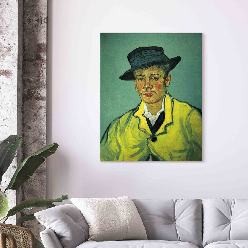 Gleznas reprodukcija - Vincent van Gogh - Portrait of a Young Man (Armand Roulin)