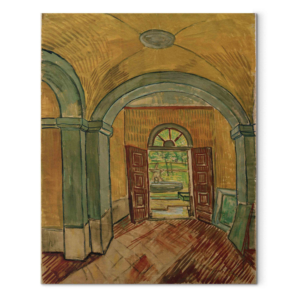 Gleznas reprodukcija - Vincent van Gogh - Vestibule of the Asylum