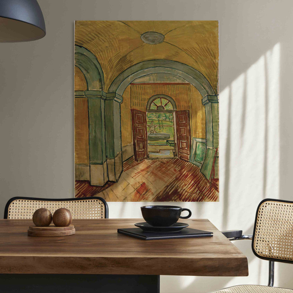 Gleznas reprodukcija - Vincent van Gogh - Vestibule of the Asylum