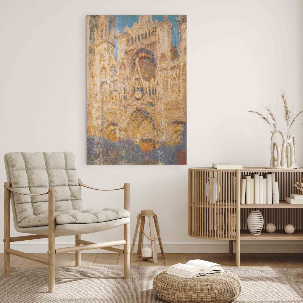 Gleznas reprodukcija - Claude Monet - La cathedrale de Rouen