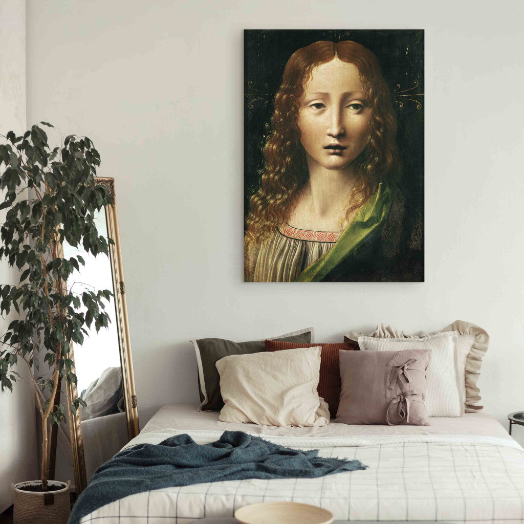 Gleznas reprodukcija - Leonardo da Vinci - Head of the Saviour