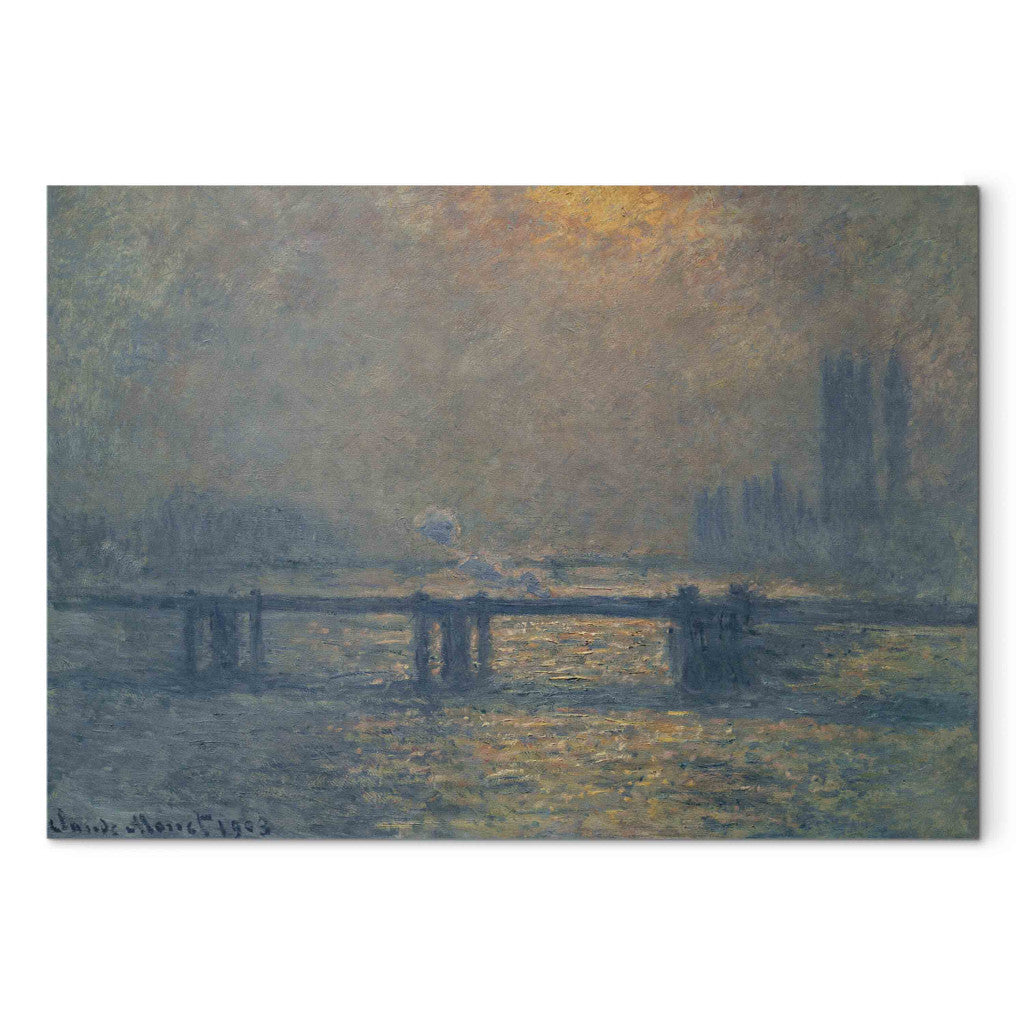 Gleznas reprodukcija - Claude Monet - Charing Cross Bridge, la Tamise