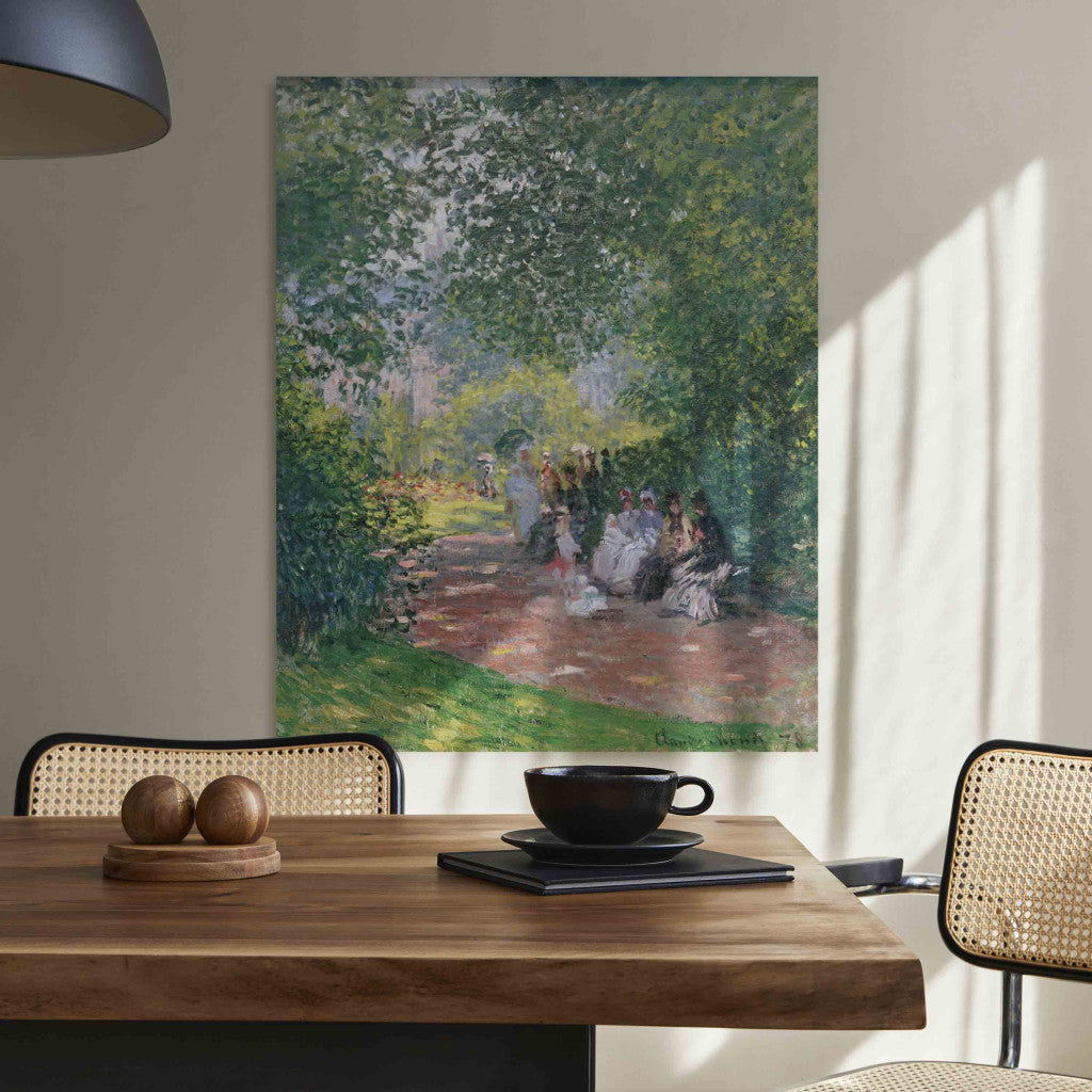 Gleznas reprodukcija - Claude Monet - Au Parc Monceau