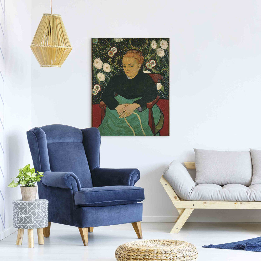 Gleznas reprodukcija - Vincent van Gogh - Portrait of Augustine Roulin