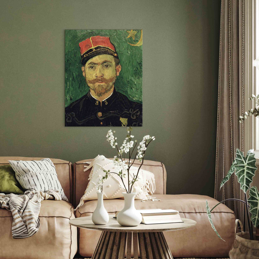 Gleznas reprodukcija - Vincent van Gogh - Portrait of Milliet