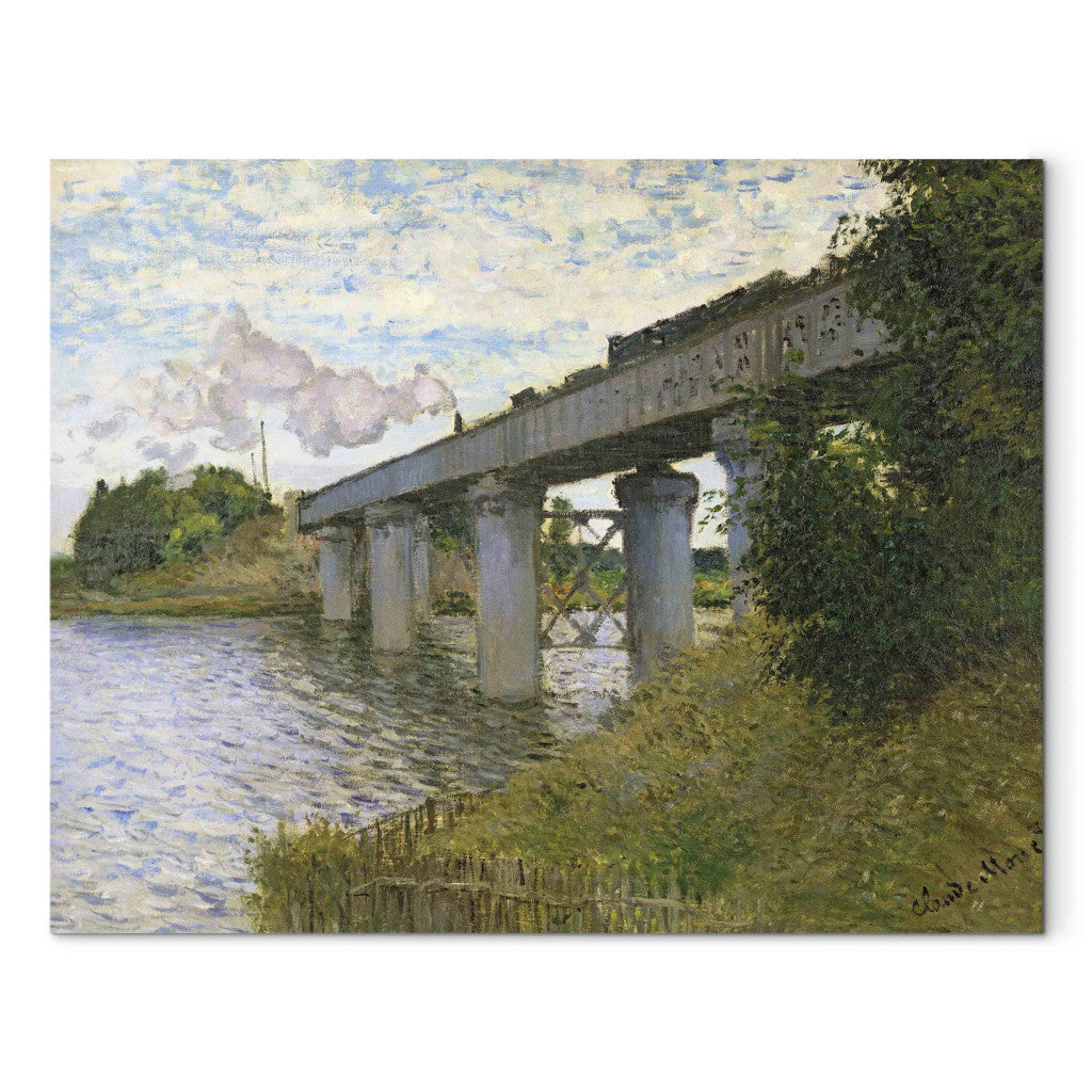 Gleznas reprodukcija - Claude Monet - The Railway Bridge at Argenteuil