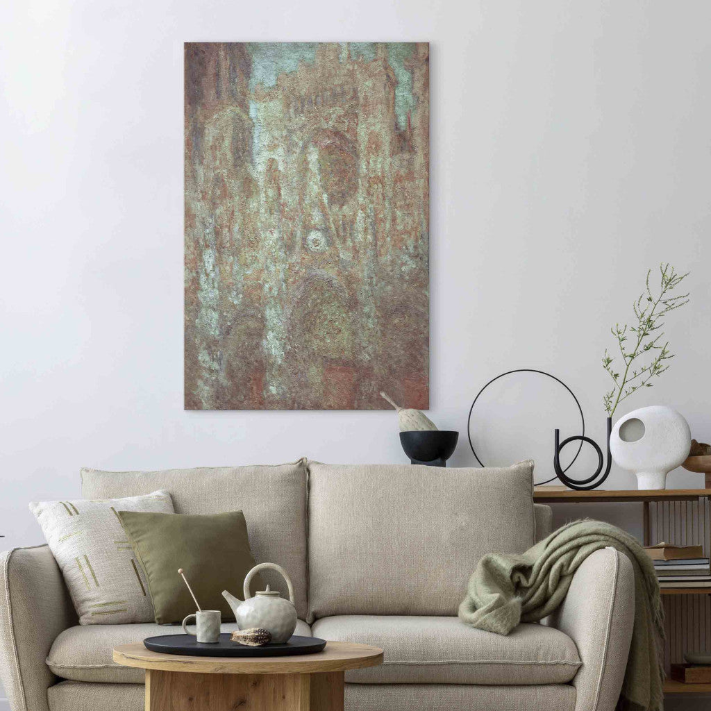 Gleznas reprodukcija - Claude Monet - The Cathedral in Rouen (Cathedral in pink)