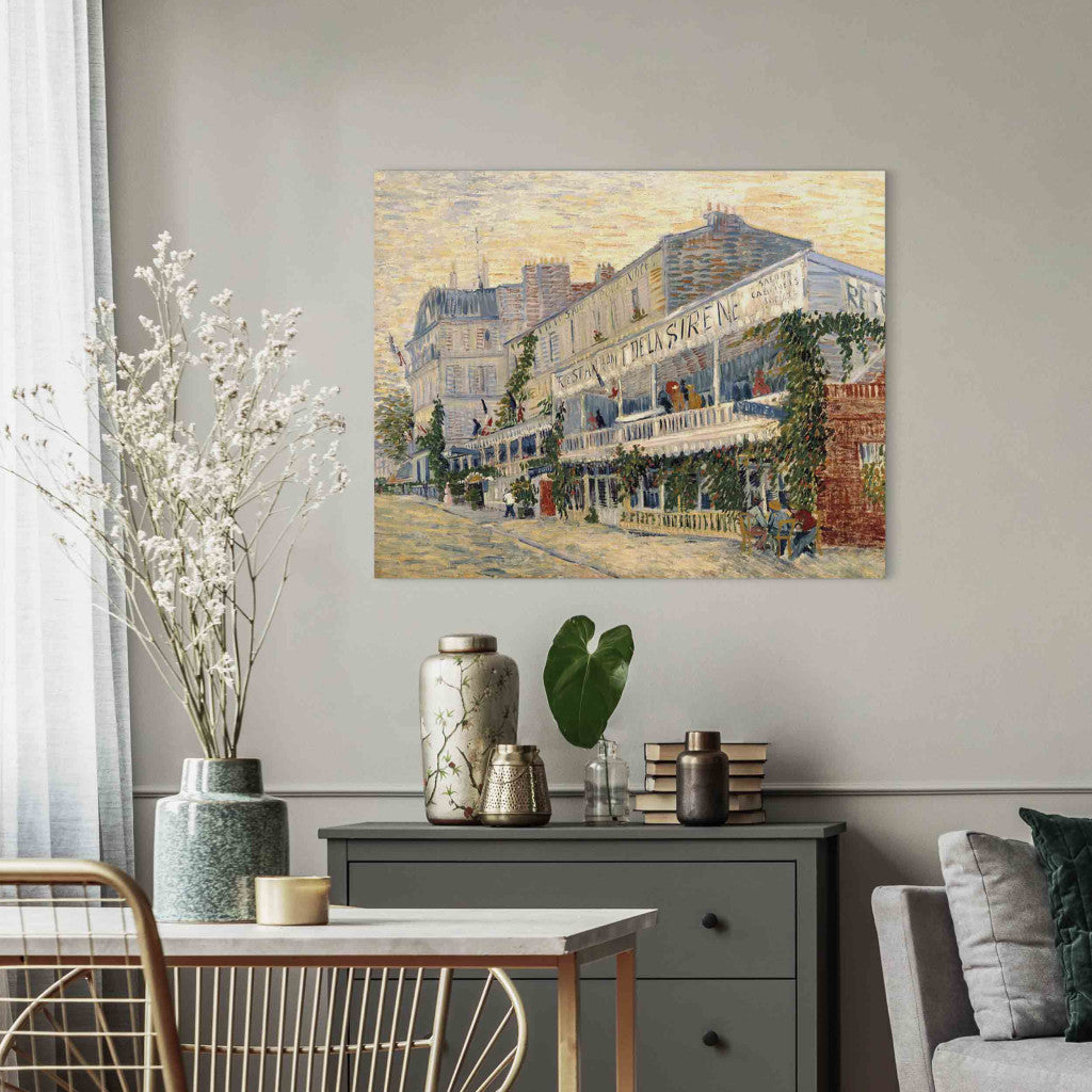 Gleznas reprodukcija - Vincent van Gogh - The restaurant de la Sirene in Asnieres