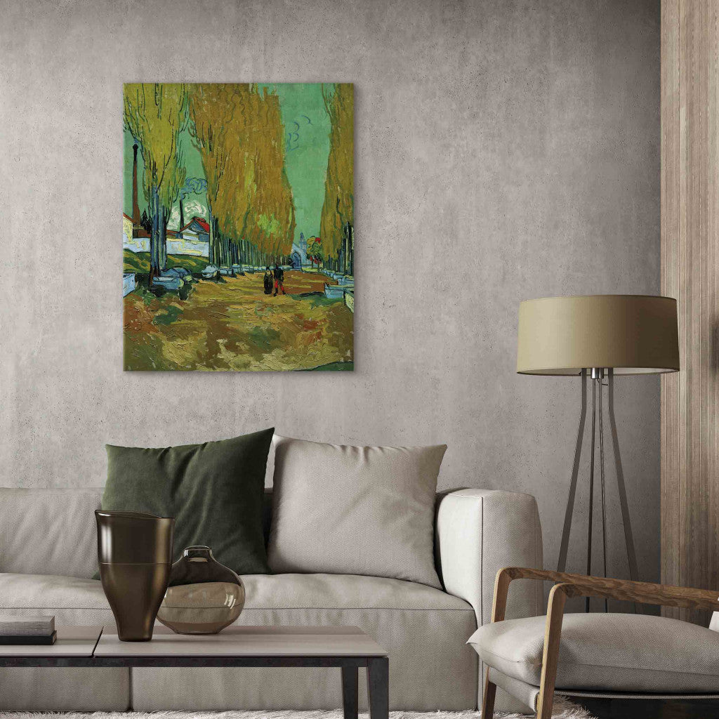 Gleznas reprodukcija - Vincent van Gogh - Les Alyscamps