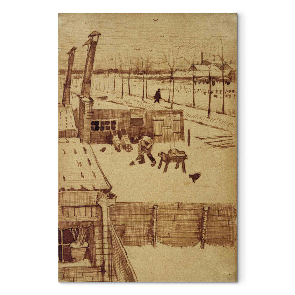 Gleznas reprodukcija - Vincent van Gogh - View from the Artist's Studio in The Hague